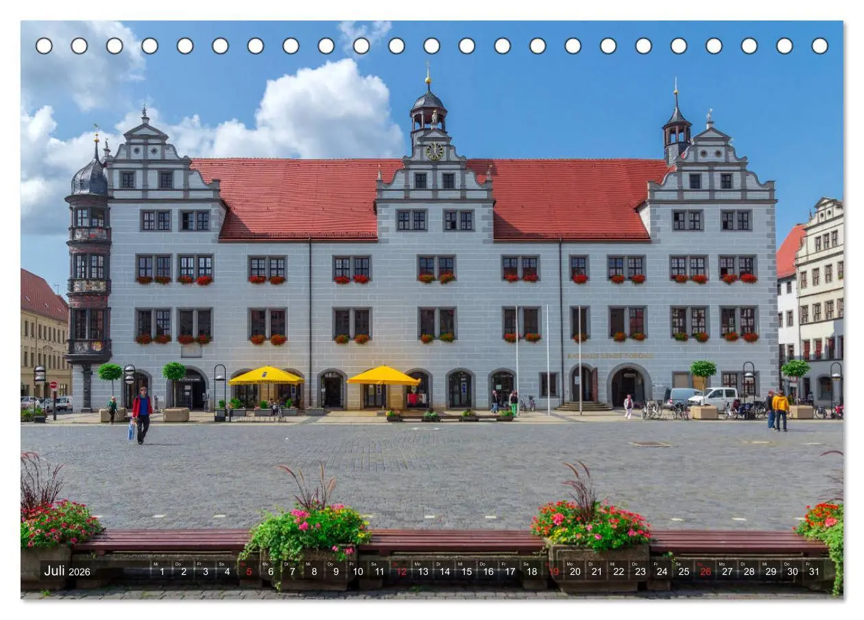Bild: 9783457830710 | Unterwegs in Torgau (Tischkalender 2026 DIN A5 quer), CALVENDO...