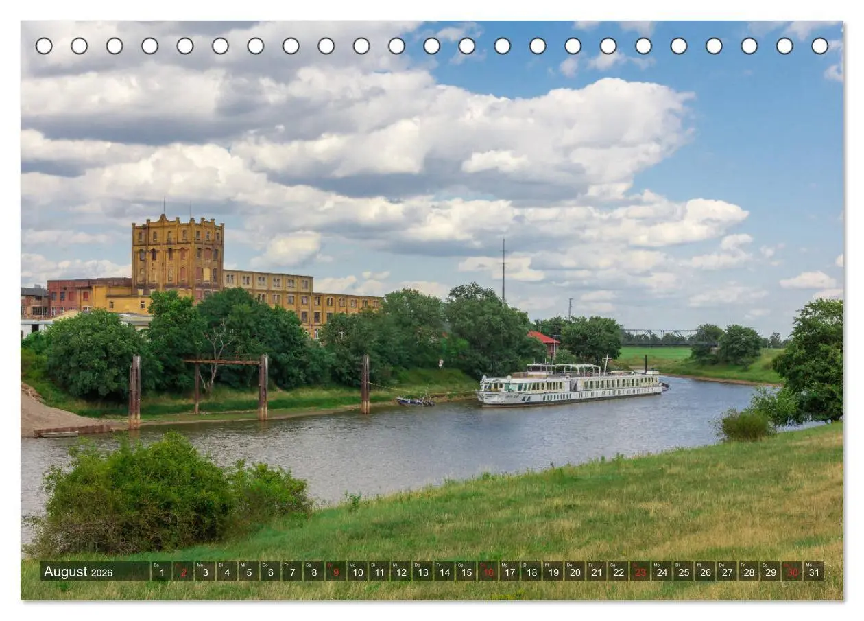 Bild: 9783457830710 | Unterwegs in Torgau (Tischkalender 2026 DIN A5 quer), CALVENDO...