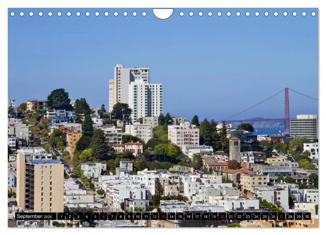 Bild: 9783516230710 | San Francisco - Traumstadt in Kalifornien (Wandkalender 2026 DIN A4...