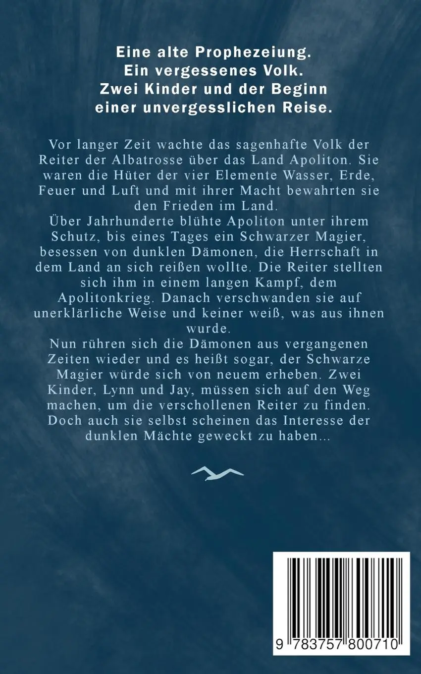 Rückseite: 9783757800710 | Die Reiter der Albatrosse | Hüter der Elemente | Elena Bank | Buch