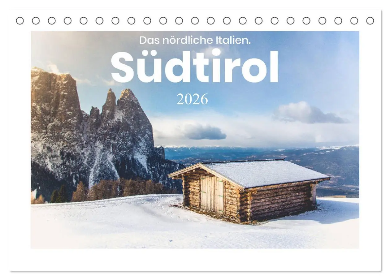 Cover: 9783457680810 | Südtirol - Das nördliche Italien. (Tischkalender 2026 DIN A5 quer),...