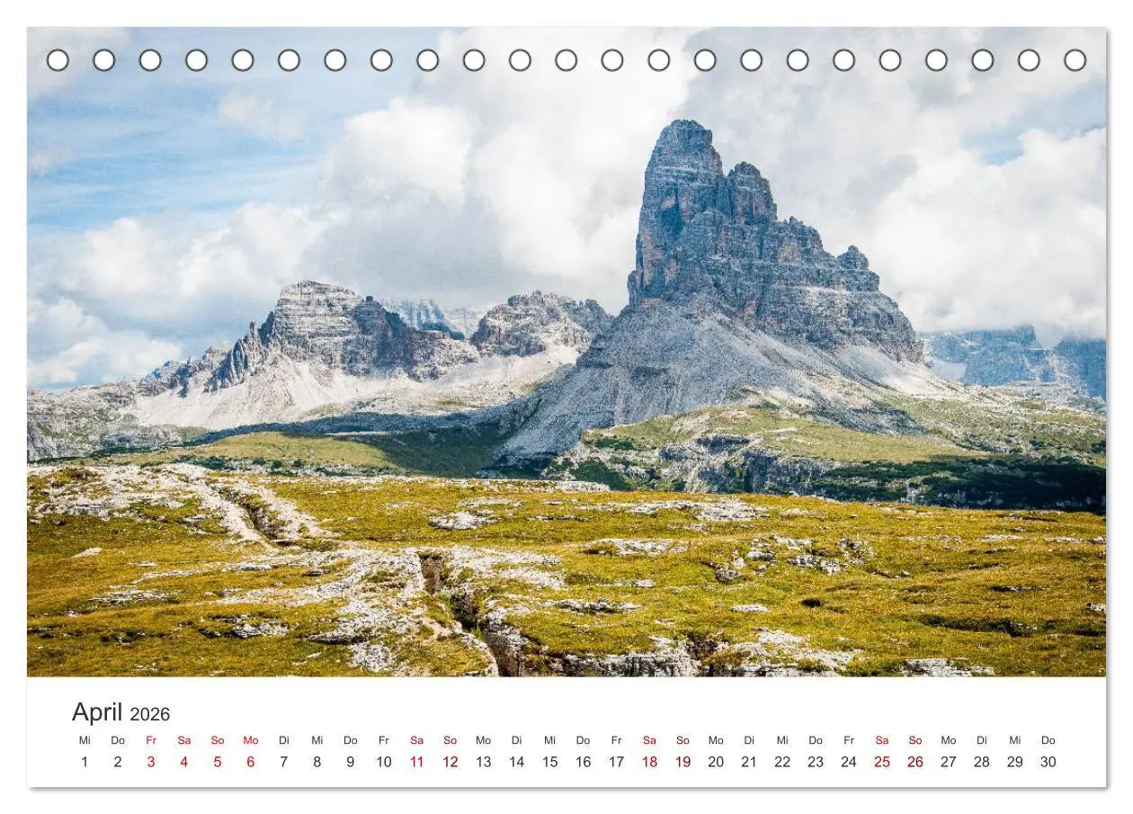 Bild: 9783457680810 | Südtirol - Das nördliche Italien. (Tischkalender 2026 DIN A5 quer),...