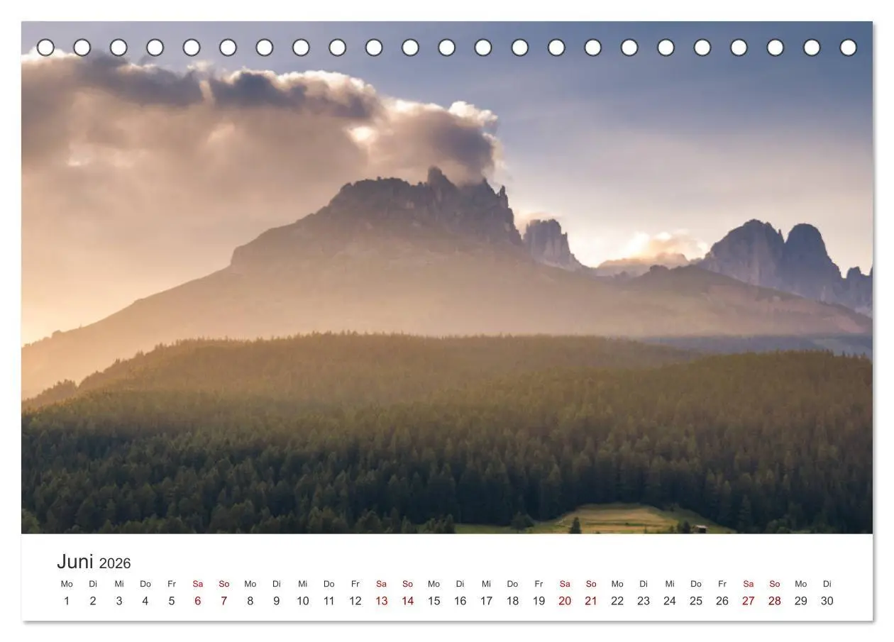 Bild: 9783457680810 | Südtirol - Das nördliche Italien. (Tischkalender 2026 DIN A5 quer),...