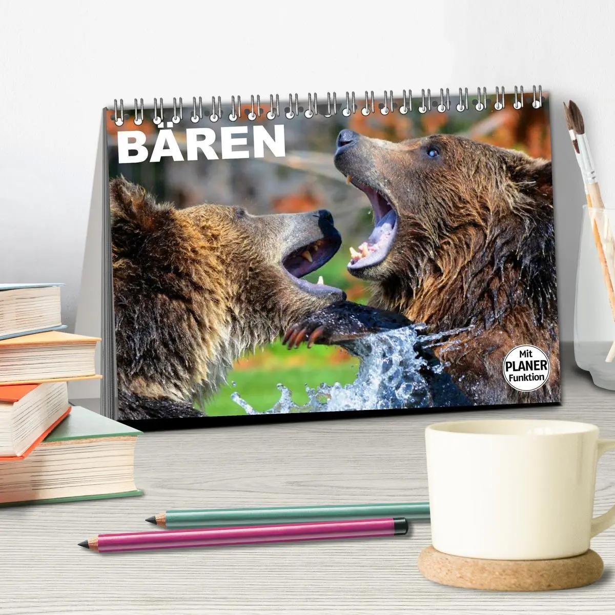 Bild: 9783457990810 | Bären (Tischkalender 2026 DIN A5 quer), CALVENDO Monatskalender | 2026