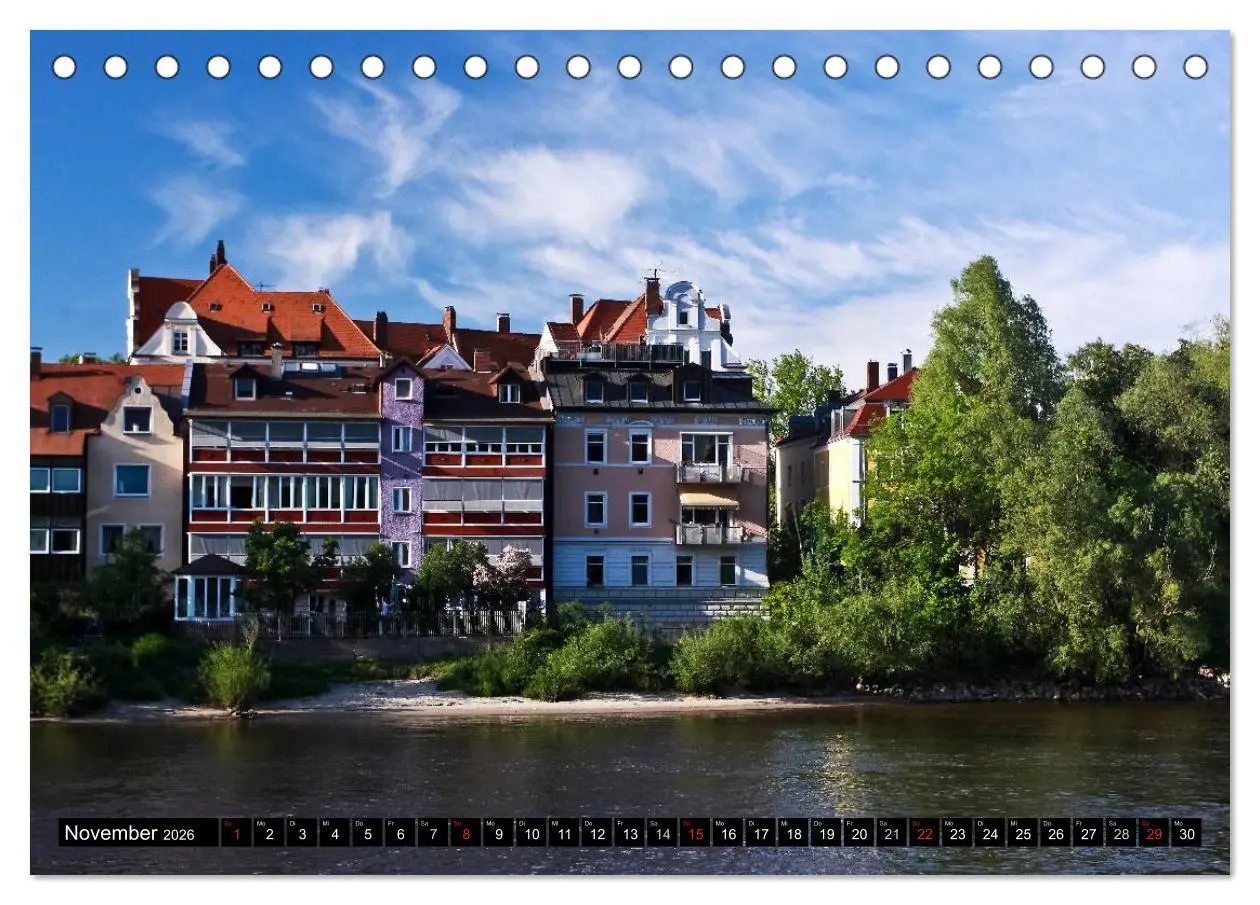 Bild: 9783516080810 | Romantisches Regensburg (Tischkalender 2026 DIN A5 quer), CALVENDO...