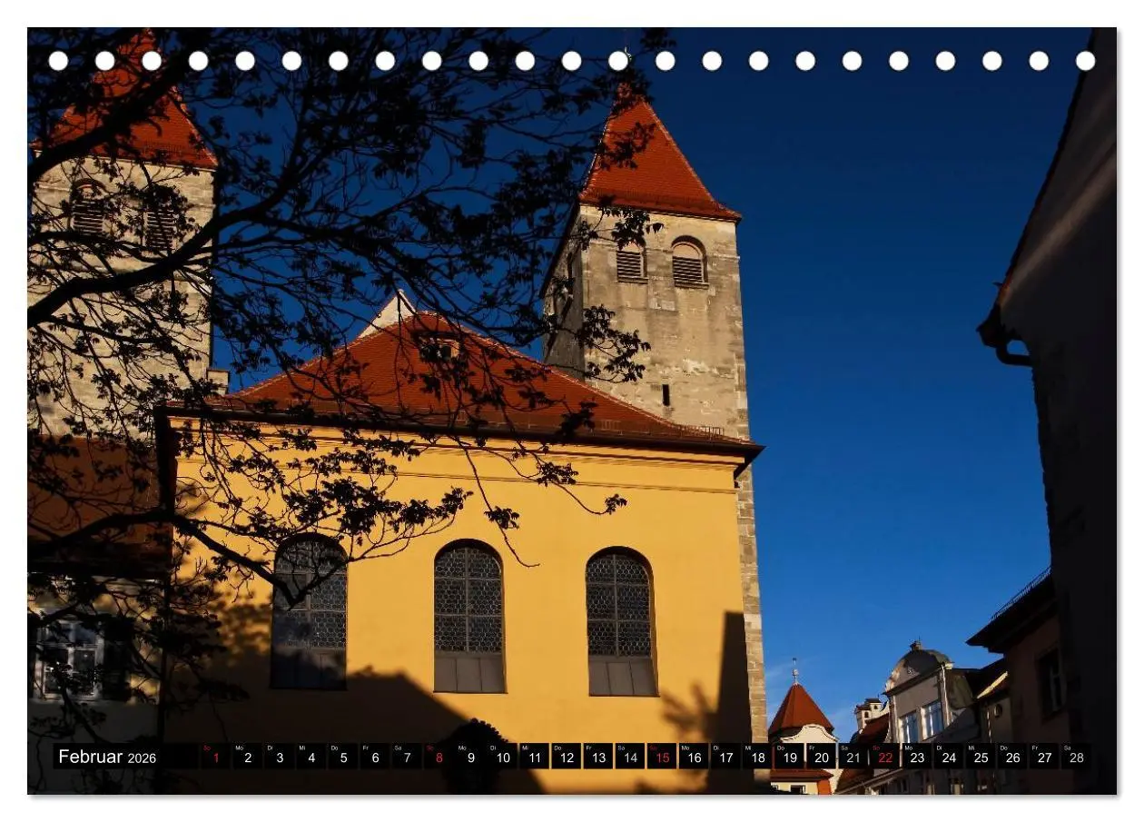 Bild: 9783516080810 | Romantisches Regensburg (Tischkalender 2026 DIN A5 quer), CALVENDO...