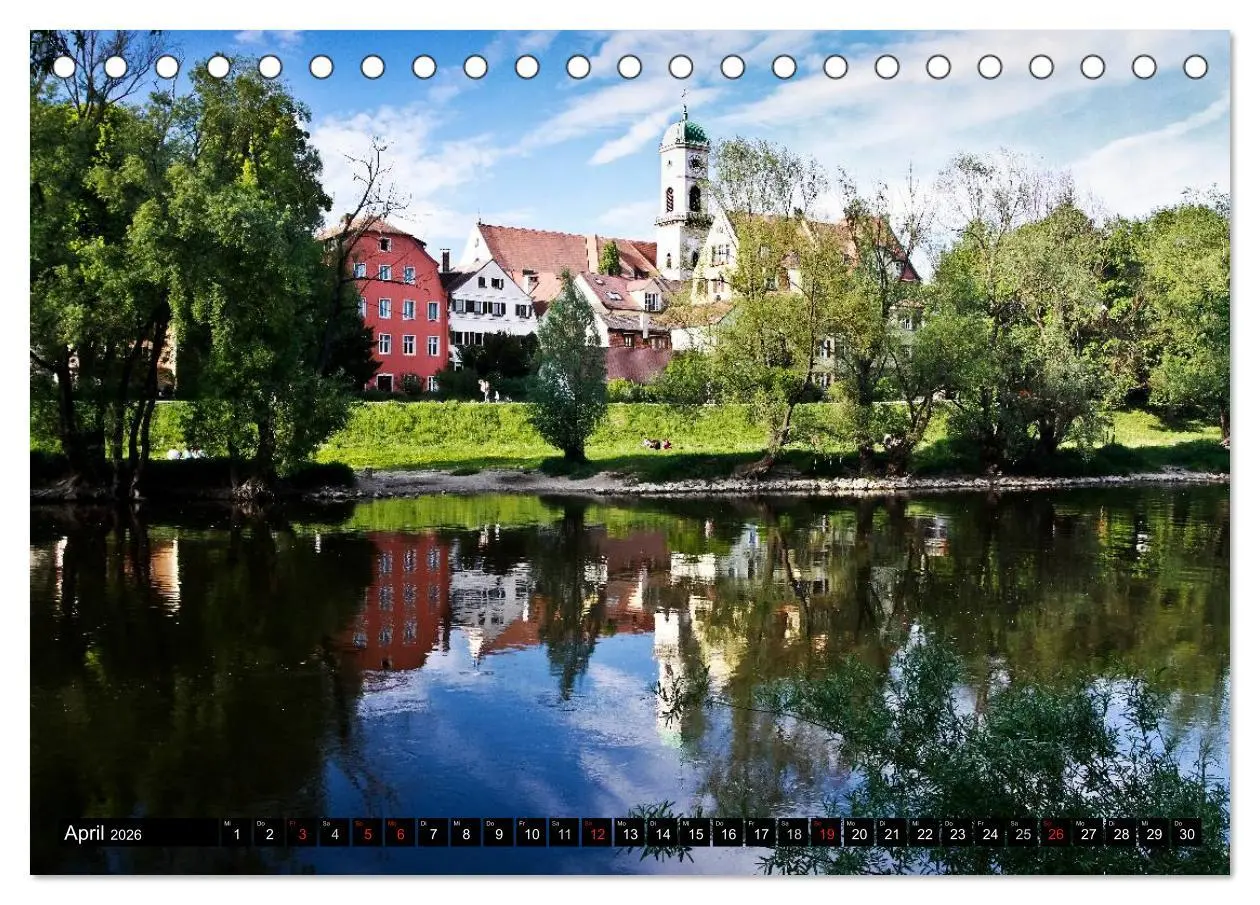Bild: 9783516080810 | Romantisches Regensburg (Tischkalender 2026 DIN A5 quer), CALVENDO...