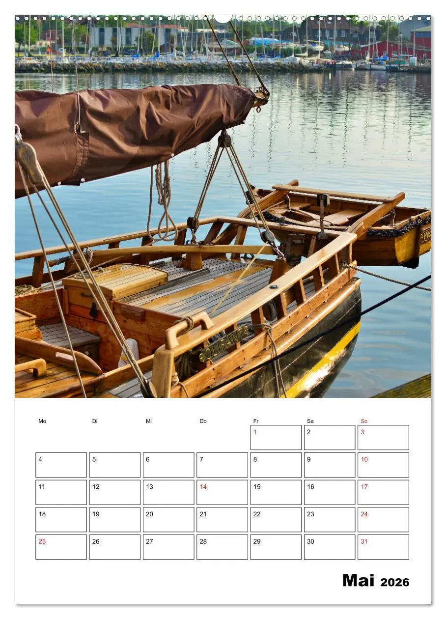 Bild: 9783516390810 | Marina Heiligenhafen (Wandkalender 2026 DIN A2 hoch), CALVENDO...