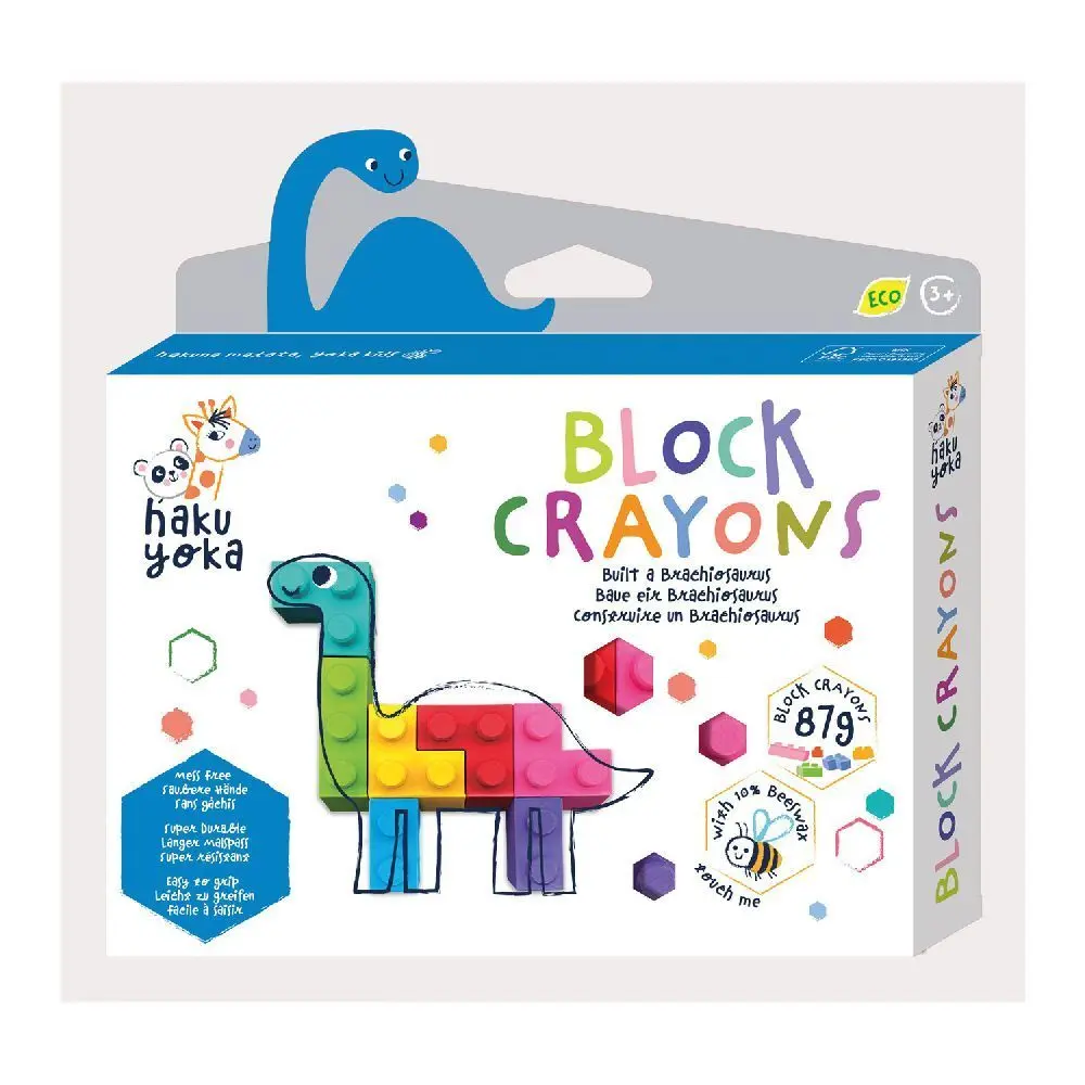 Cover: 6920773330910 | HAKUYOKA - Block-Wachsmalkreiden Brachiosaurus | 6303091 | 2024