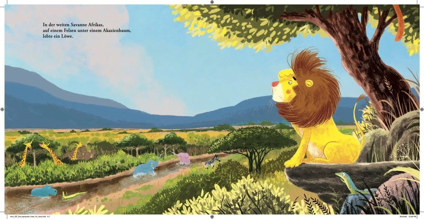 Bild: 9783039340910 | Der pupsende Löwe | Alessandro Montagnana | Buch | 32 S. | Deutsch