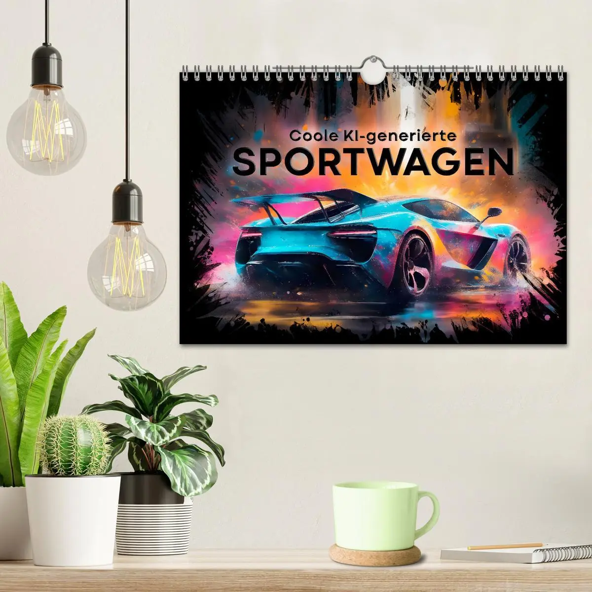 Bild: 9783457360910 | Coole KI-generierte SPORTWAGEN (Wandkalender 2026 DIN A4 quer),...