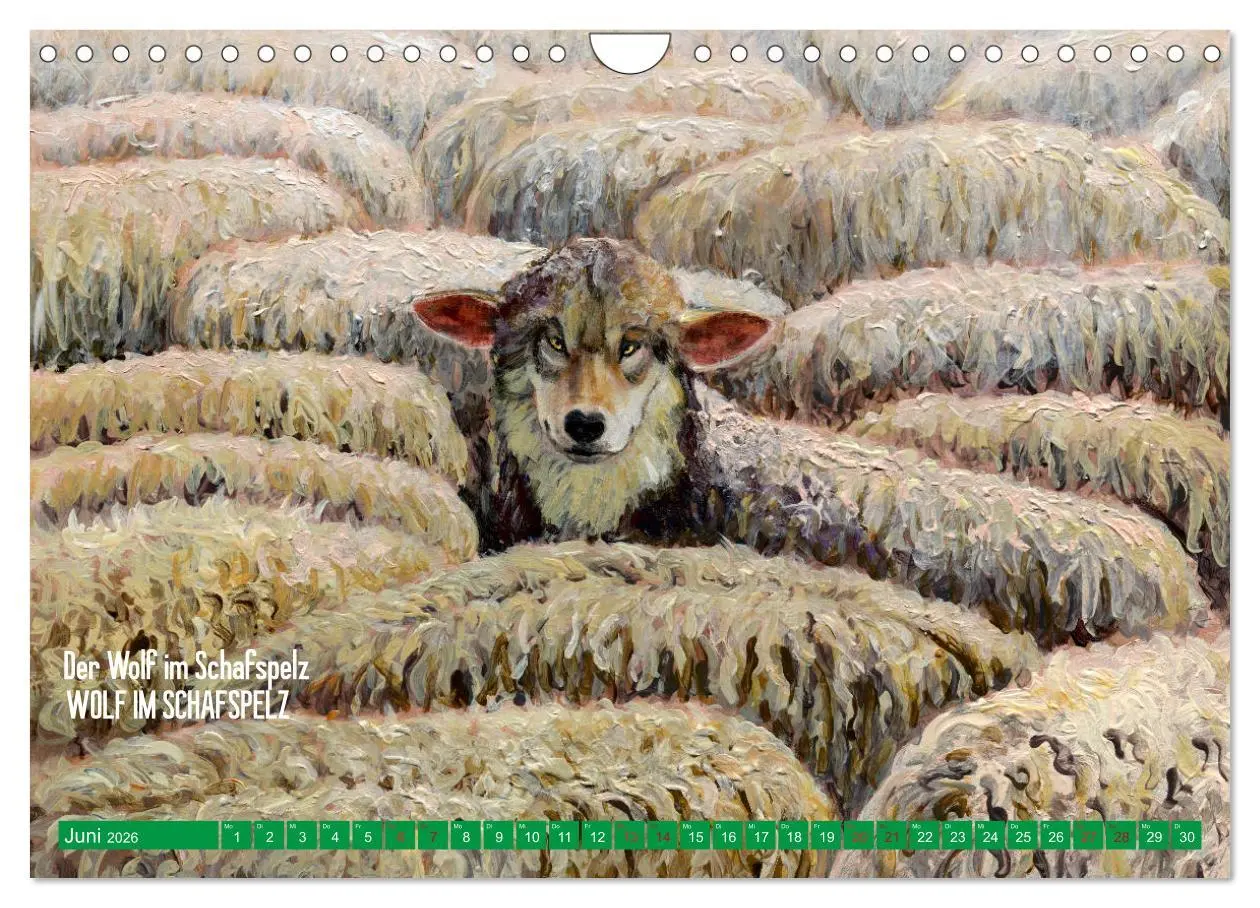 Bild: 9783516140910 | Sprichwörter (Wandkalender 2026 DIN A4 quer), CALVENDO Monatskalender