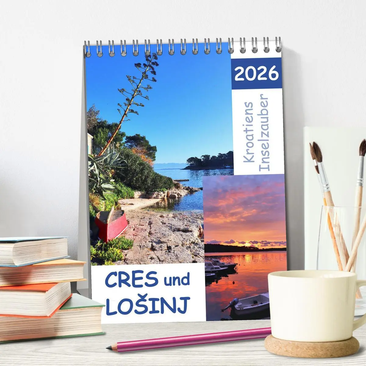 Bild: 9783516380910 | Kroatiens Inselzauber, Cres und Losinj (Tischkalender 2026 DIN A5...