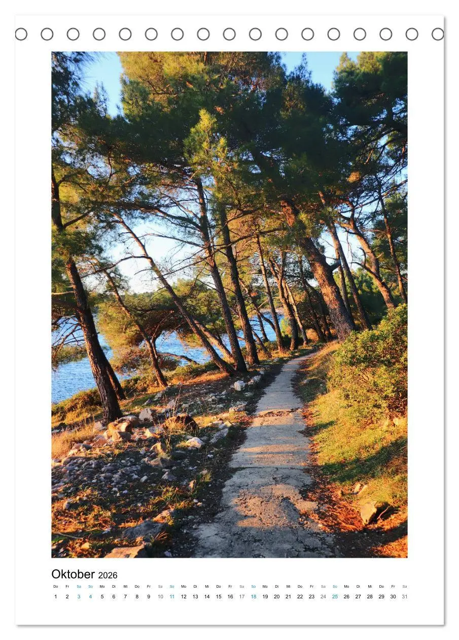 Bild: 9783516380910 | Kroatiens Inselzauber, Cres und Losinj (Tischkalender 2026 DIN A5...