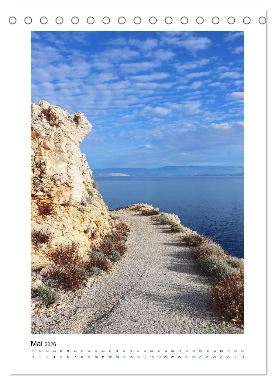 Bild: 9783516380910 | Kroatiens Inselzauber, Cres und Losinj (Tischkalender 2026 DIN A5...