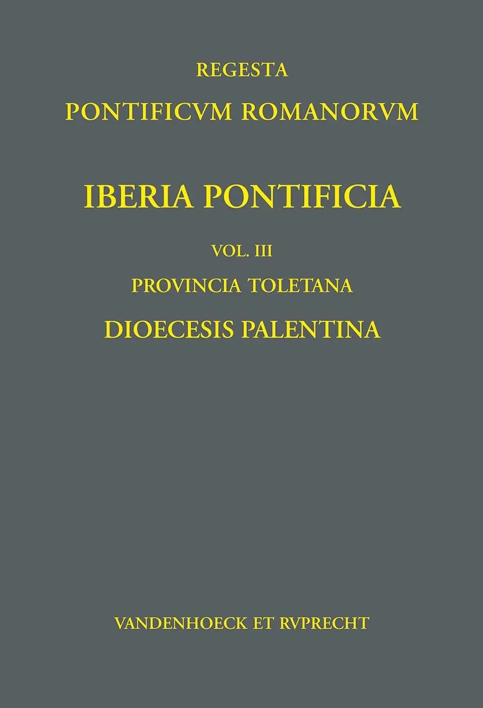 Cover: 9783525360910 | Gallia Pontificia. Vol. III: Province ecclésiastique de Vienne | Buch