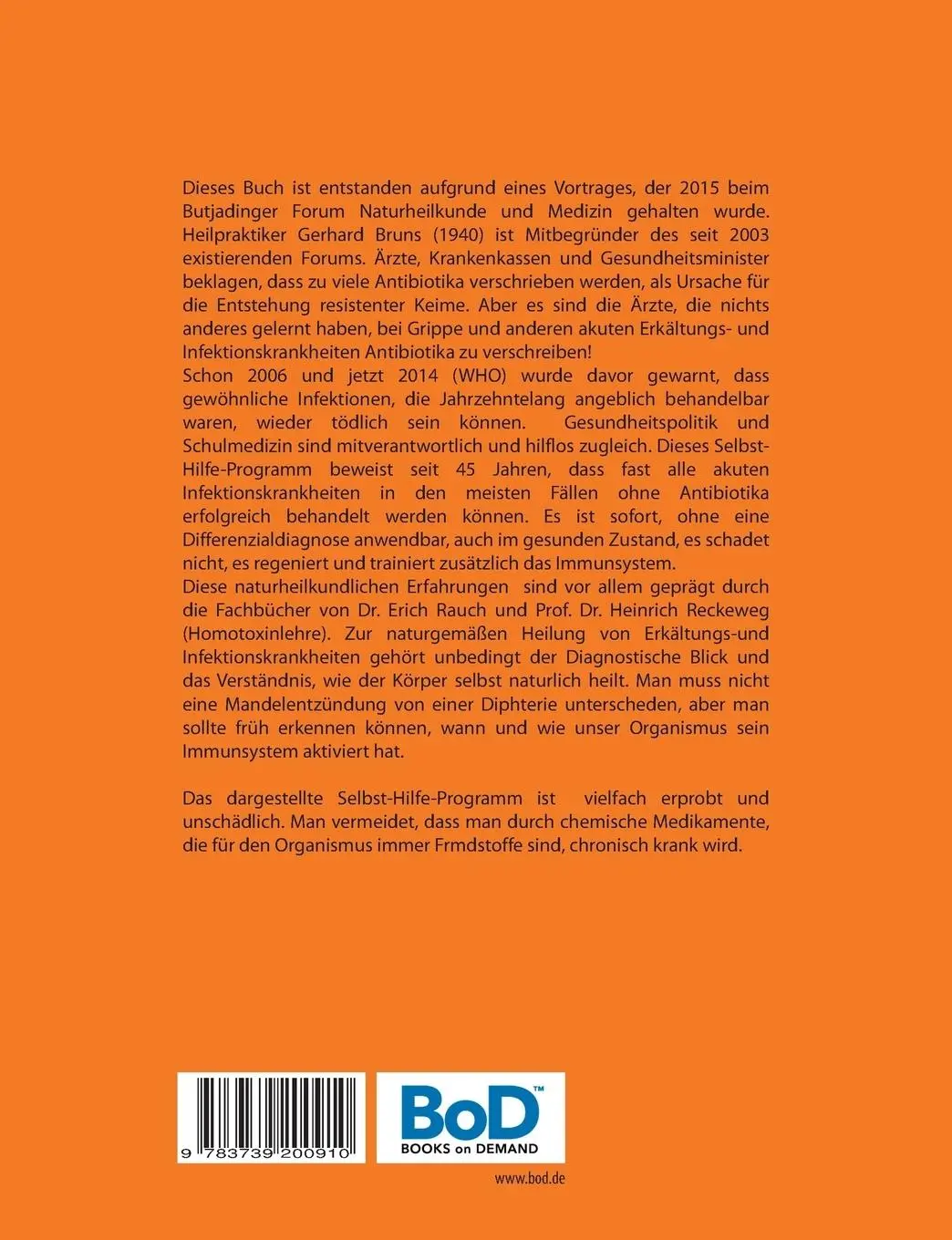 Rückseite: 9783739200910 | Grippe, Erkältungs- und Infektionskrankheiten | Gerhard Bruns | Buch