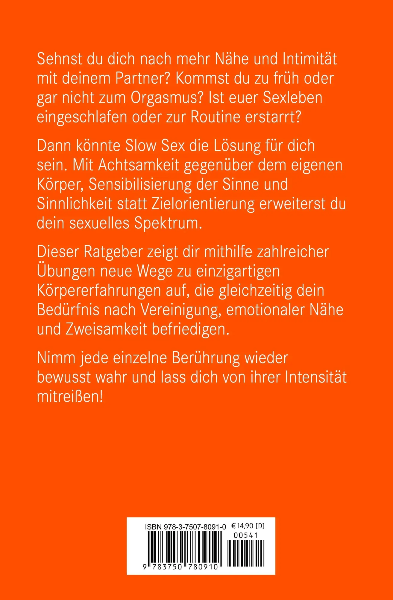 Bild: 9783750780910 | Slow Sex Erotischer Ratgeber | Lerne Nähe und Intimität ... | Balton