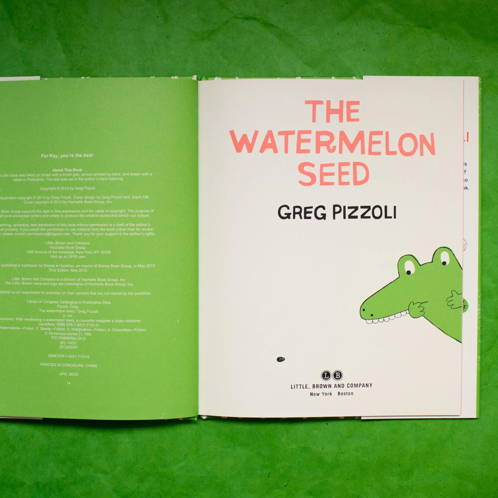 Bild: 9781423171010 | The Watermelon Seed | Greg Pizzoli | Buch | Gebunden | Englisch | 2013
