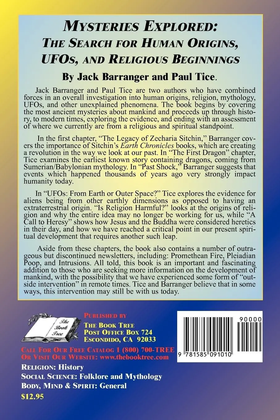 Rückseite: 9781585091010 | Mysteries Explored | Jack Barranger (u. a.) | Taschenbuch | Englisch