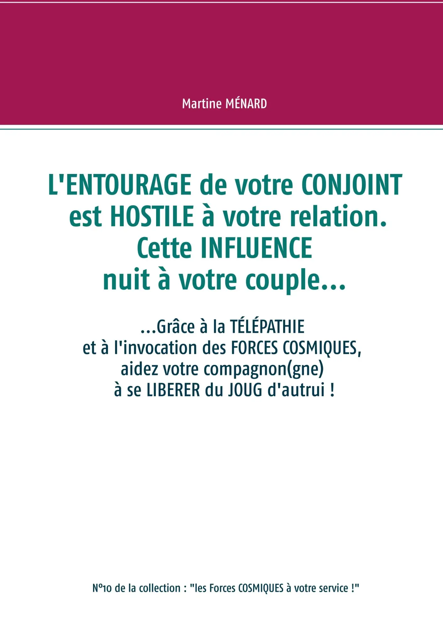 Cover: 9782322161010 | L'entourage de votre conjoint est hostile à votre relation. Cette...