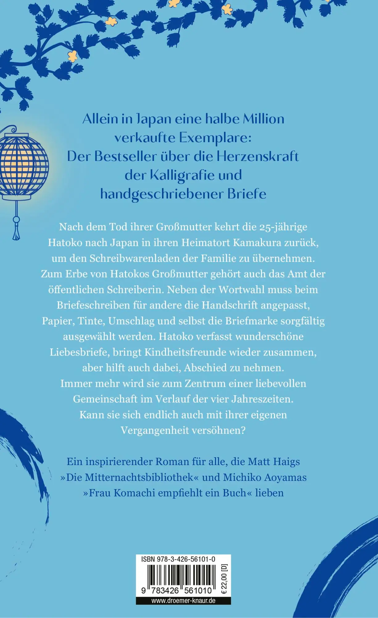 Rückseite: 9783426561010 | Hatokos wunderbarer Schreibwarenladen | Ito Ogawa | Buch | 272 S.