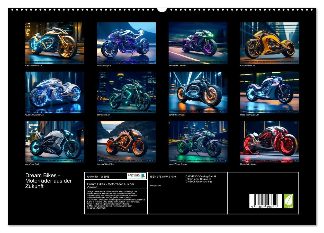 Bild: 9783457491010 | Dream Bikes - Motorräder aus der Zukunft (hochwertiger Premium...