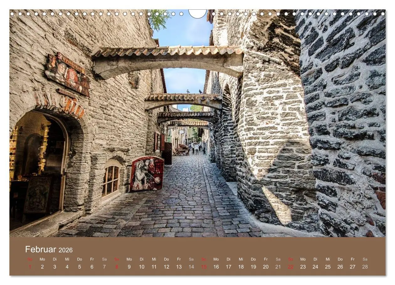 Bild: 9783516031010 | Tallinn - Streifzug durch die Altstadt (Wandkalender 2026 DIN A3...