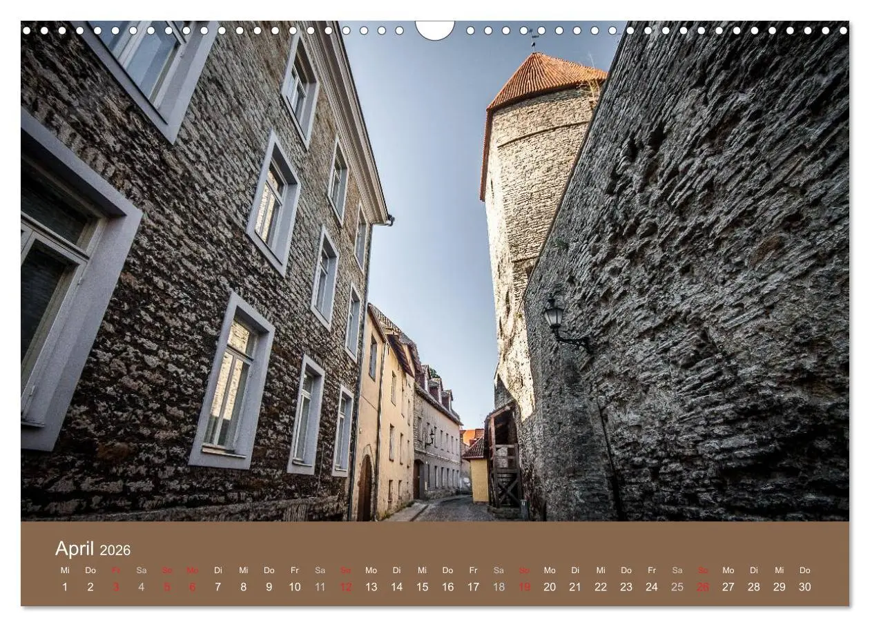 Bild: 9783516031010 | Tallinn - Streifzug durch die Altstadt (Wandkalender 2026 DIN A3...
