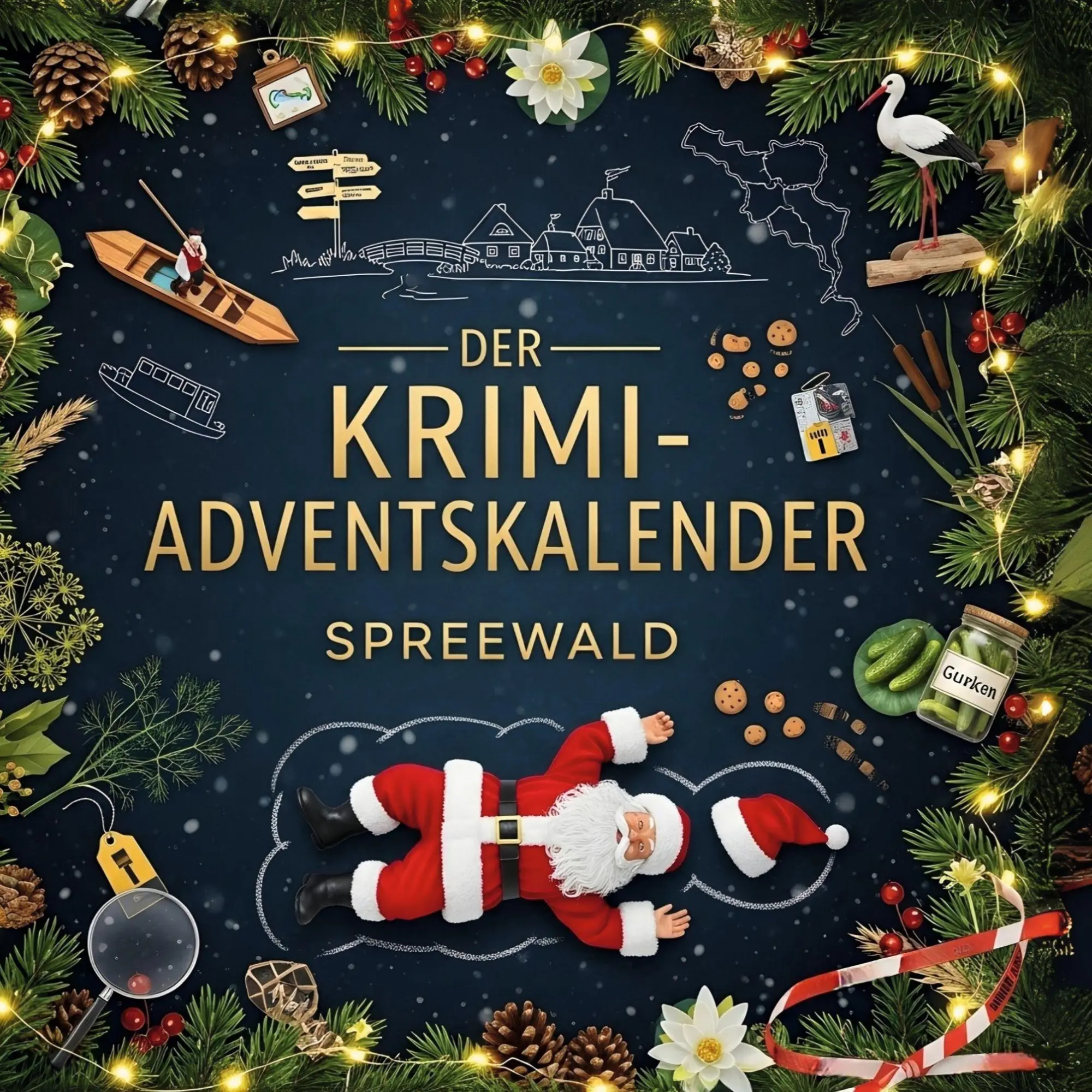 Cover: 9783695301010 | Der Krimi-Adventskalender Spreewald | Mordsverdächtig in 24 Akten