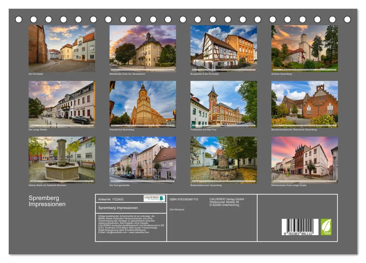 Bild: 9783383991110 | Spremberg Impressionen (Tischkalender 2025 DIN A5 quer), CALVENDO...