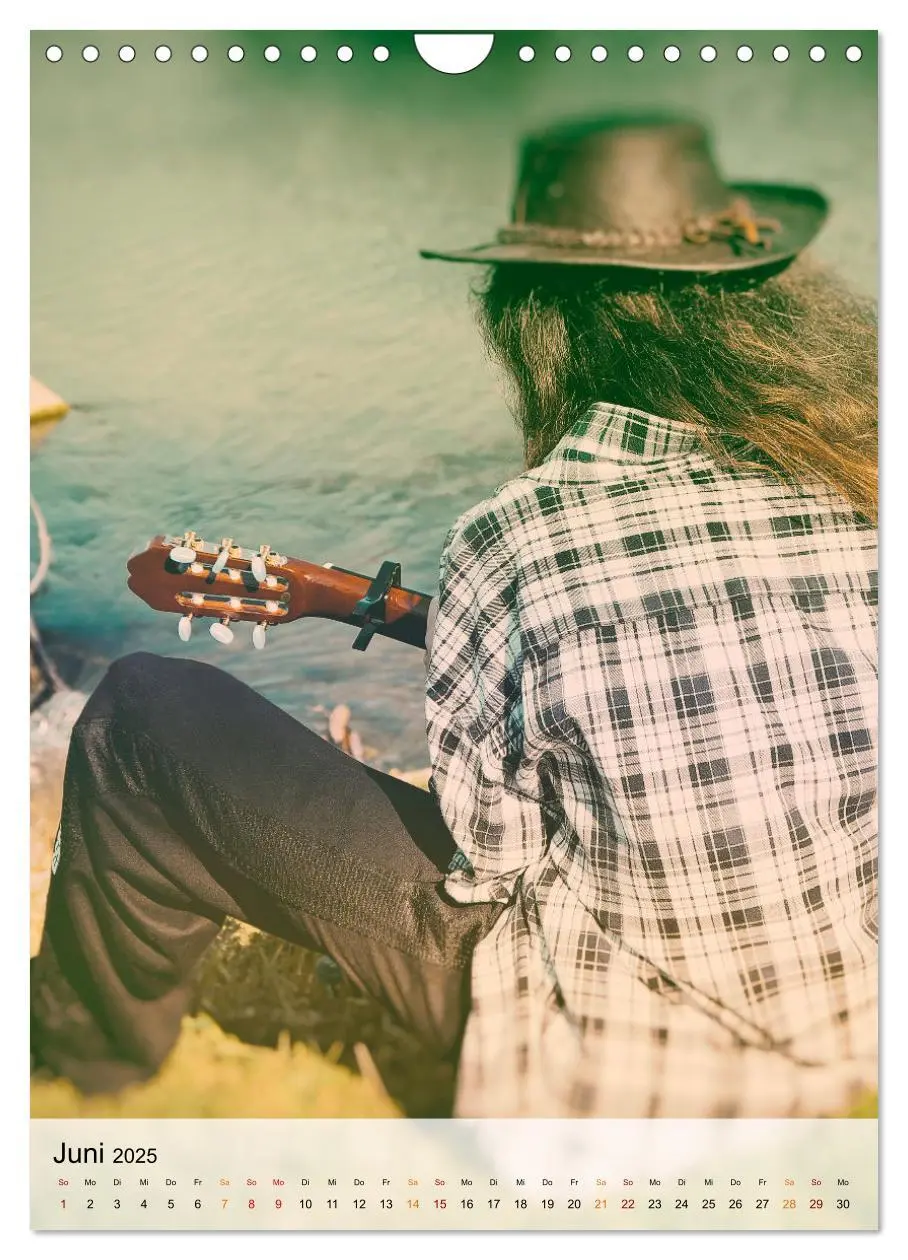 Bild: 9783435911110 | Gitarren Liebe (Wandkalender 2025 DIN A4 hoch), CALVENDO...