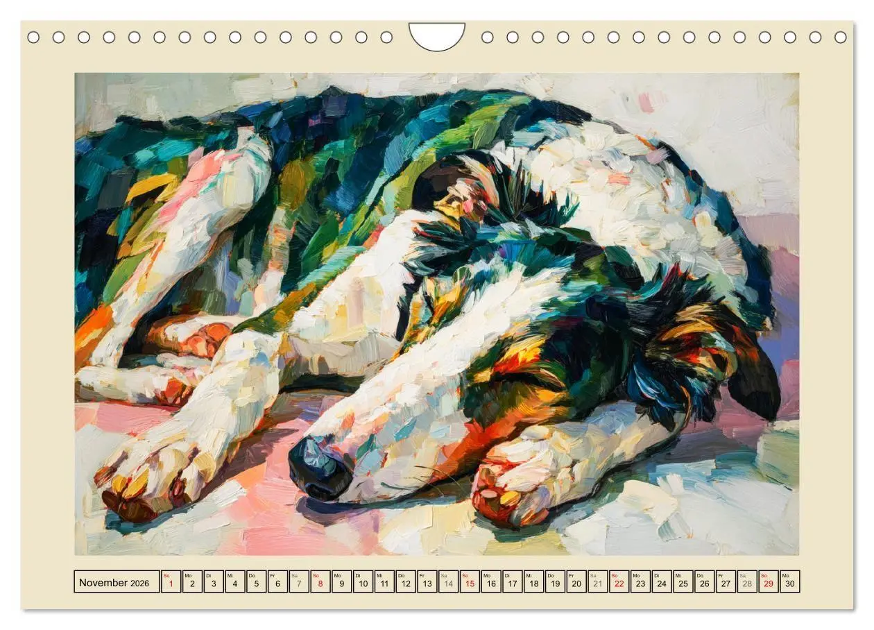 Bild: 9783516711110 | Barsoi im Farbenspiel. Elegante Windhunde in moderner Öloptik...