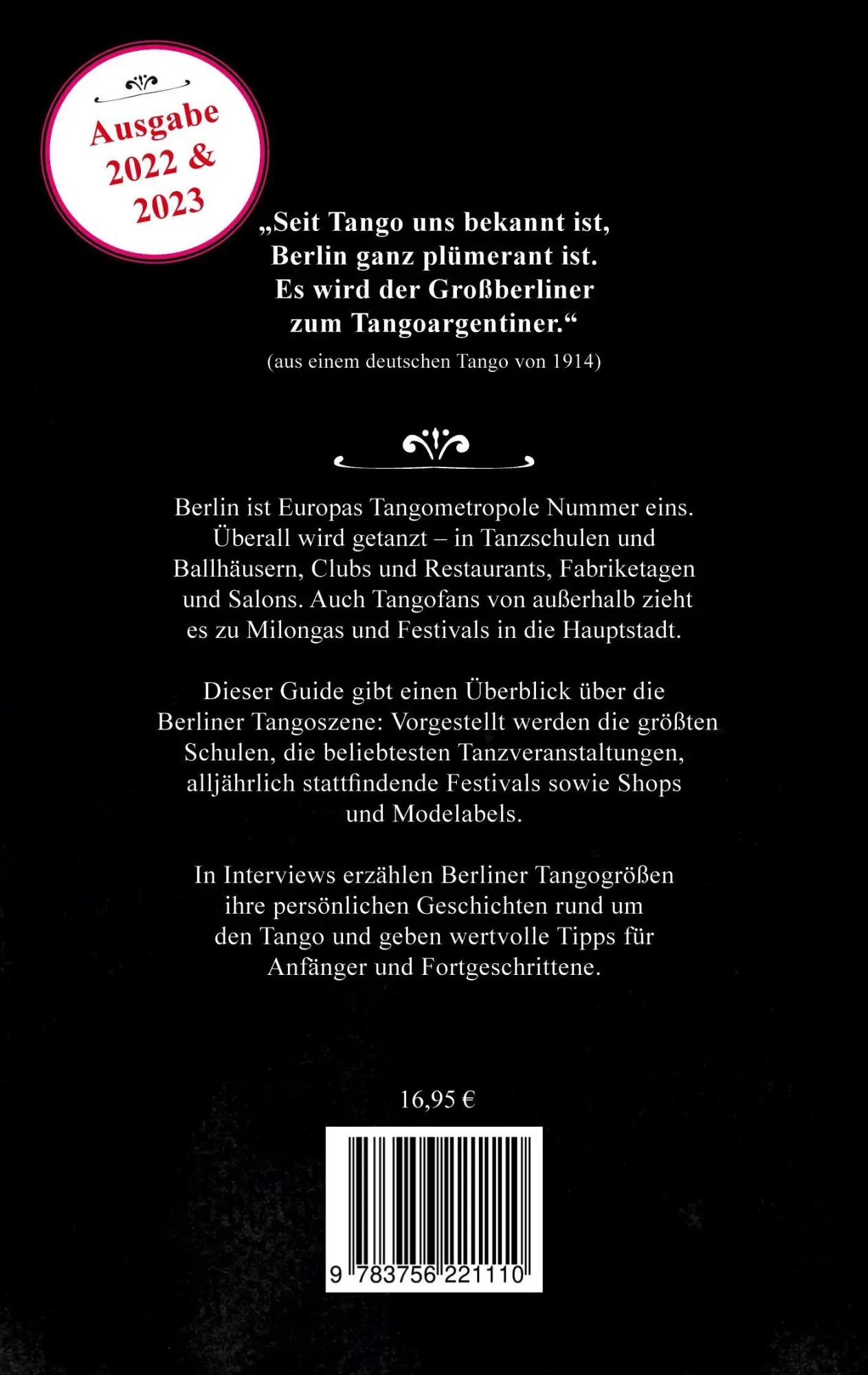 Rückseite: 9783756221110 | Tango-Guide Berlin | Mit Tipps für Anfänger und erfahrene Tänzer