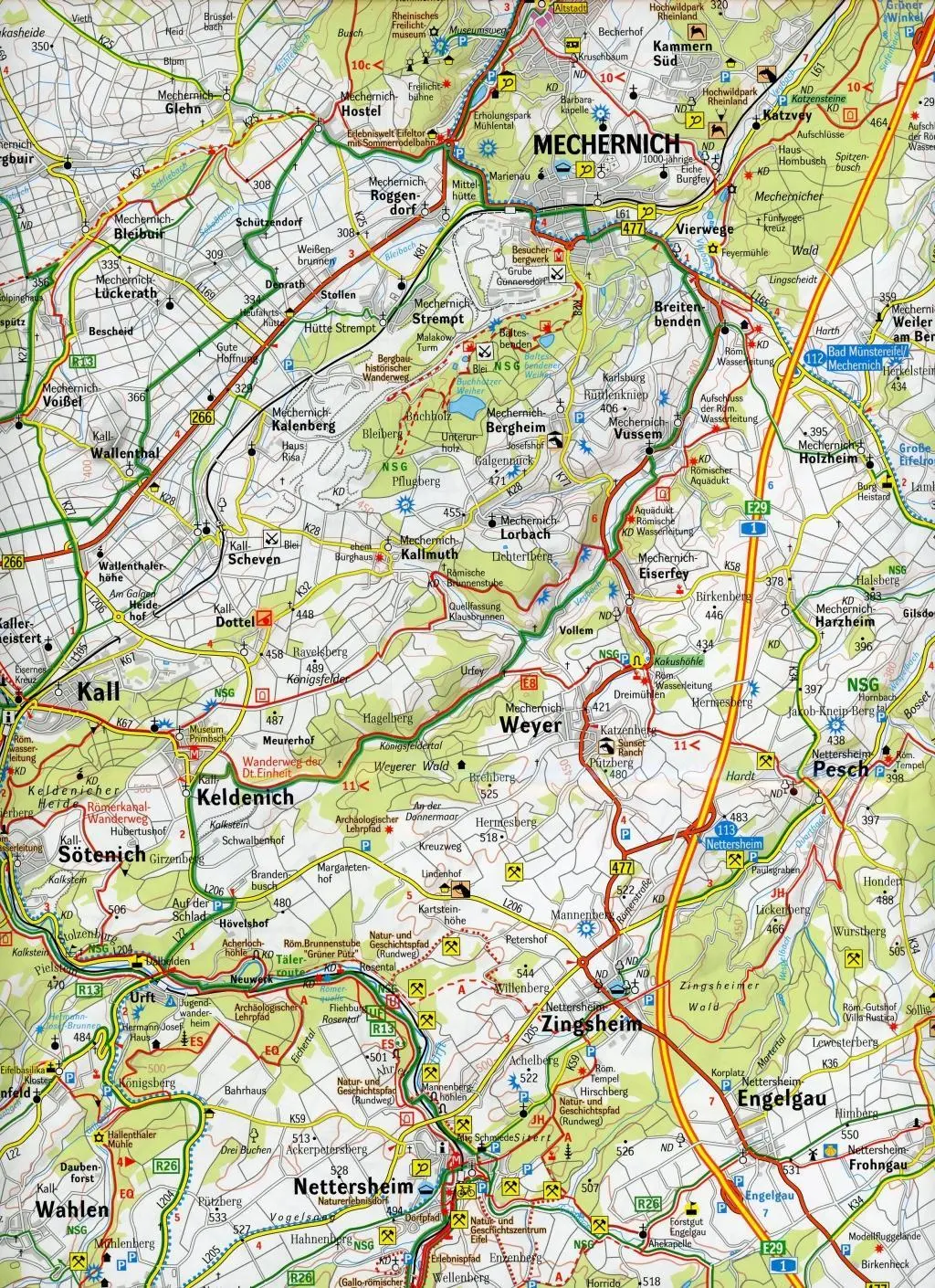 Bild: 9783933671110 | Nationalpark Eifel, Rureifel, Hohes Venn Wander- und Freizeitkarte...