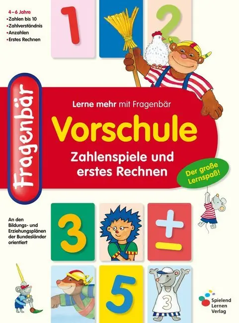 Cover: 9783940811110 | Vorschule. Zahlenspiele und erstes Rechnen | Vera Lohmann | Broschüre