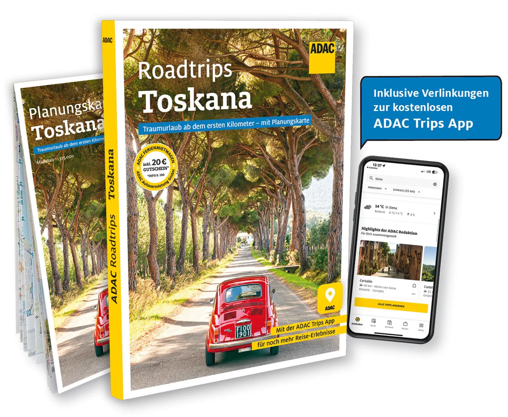 Cover: 9783986451110 | ADAC Roadtrips - Toskana | Carsten Drecoll | Taschenbuch | 192 S.