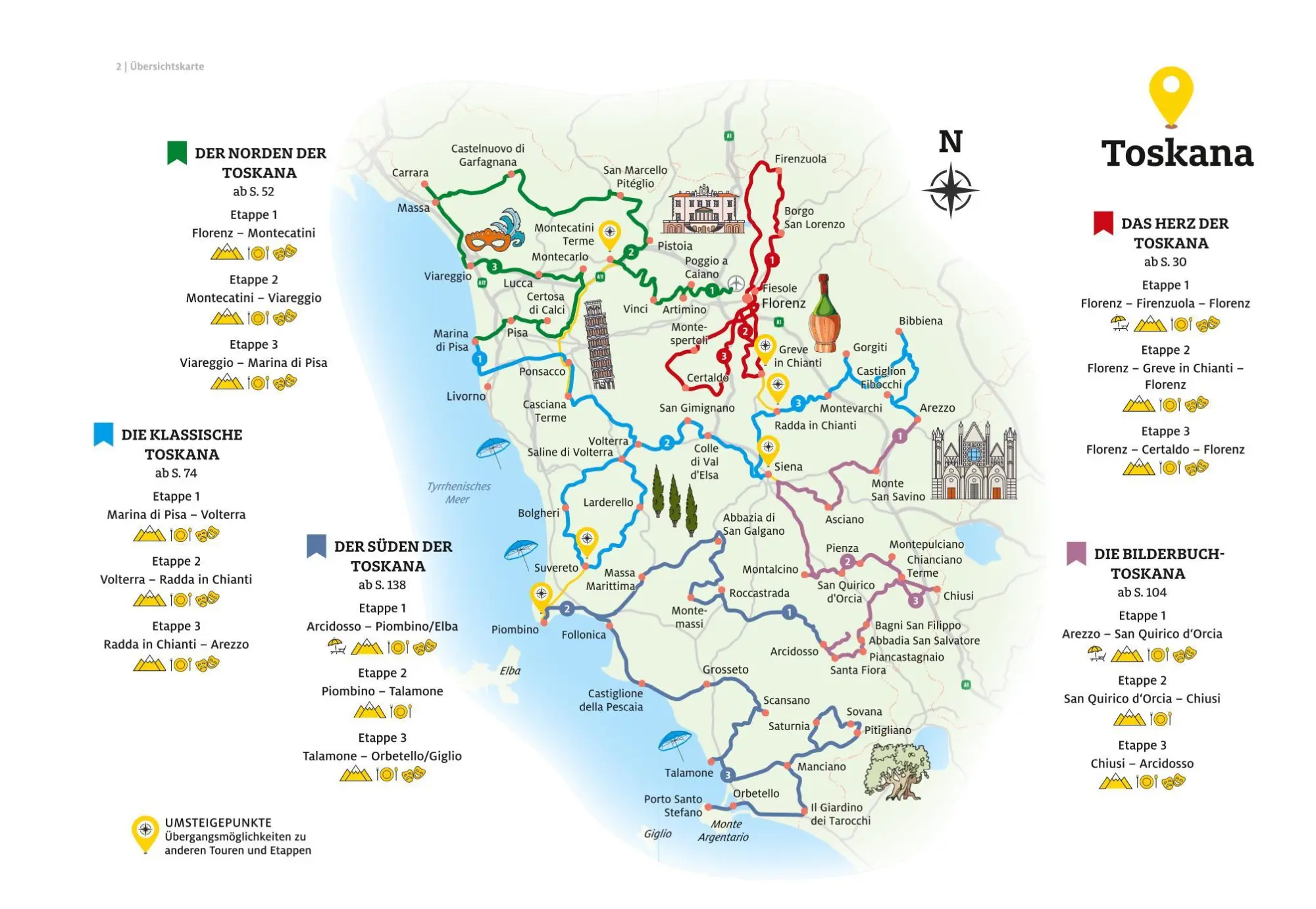 Bild: 9783986451110 | ADAC Roadtrips - Toskana | Carsten Drecoll | Taschenbuch | 192 S.