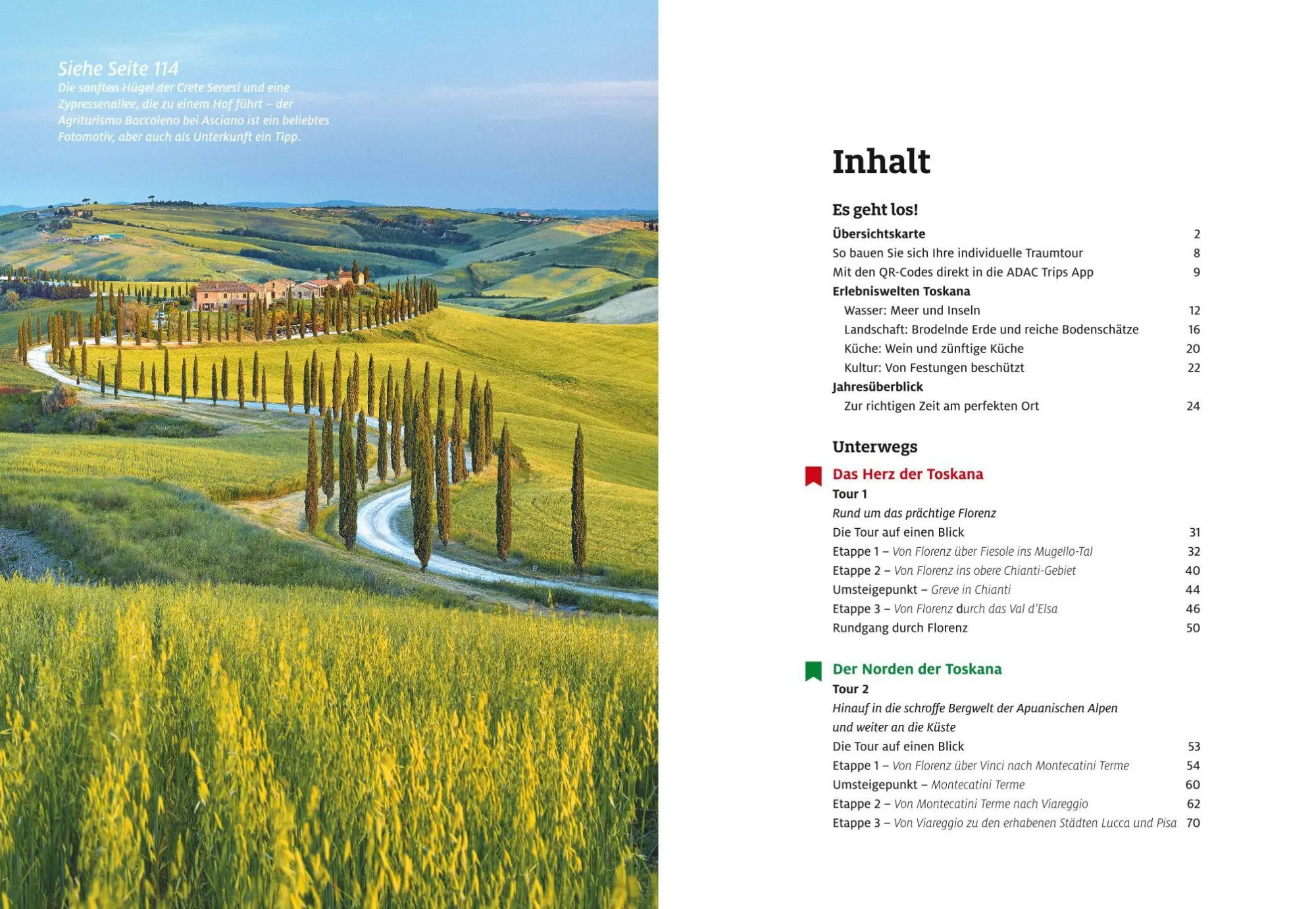 Bild: 9783986451110 | ADAC Roadtrips - Toskana | Carsten Drecoll | Taschenbuch | 192 S.