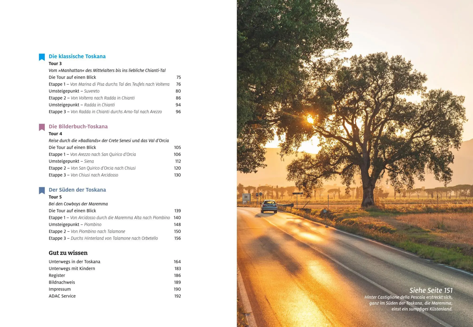 Bild: 9783986451110 | ADAC Roadtrips - Toskana | Carsten Drecoll | Taschenbuch | 192 S.