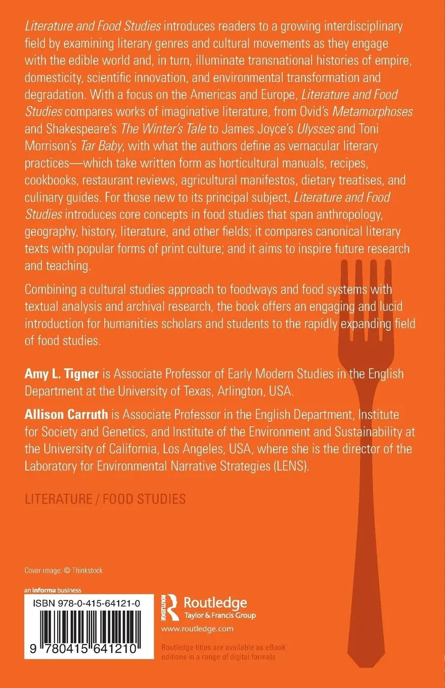 Rückseite: 9780415641210 | Literature and Food Studies | Amy L. Tigner (u. a.) | Taschenbuch