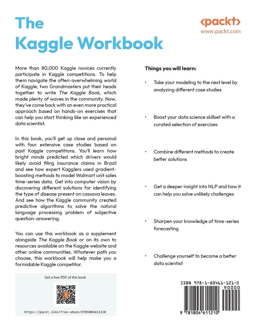 Rückseite: 9781804611210 | The Kaggle Workbook | Konrad Banachewicz (u. a.) | Taschenbuch | 2023