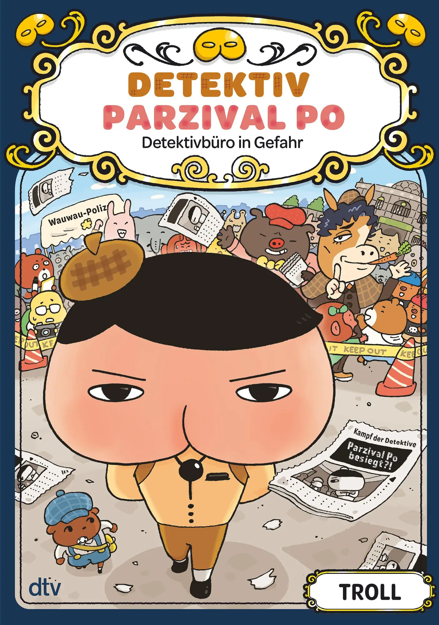 Cover: 9783423641210 | Detektiv Parzival Po (6) - Detektivbüro in Gefahr | Troll | Buch