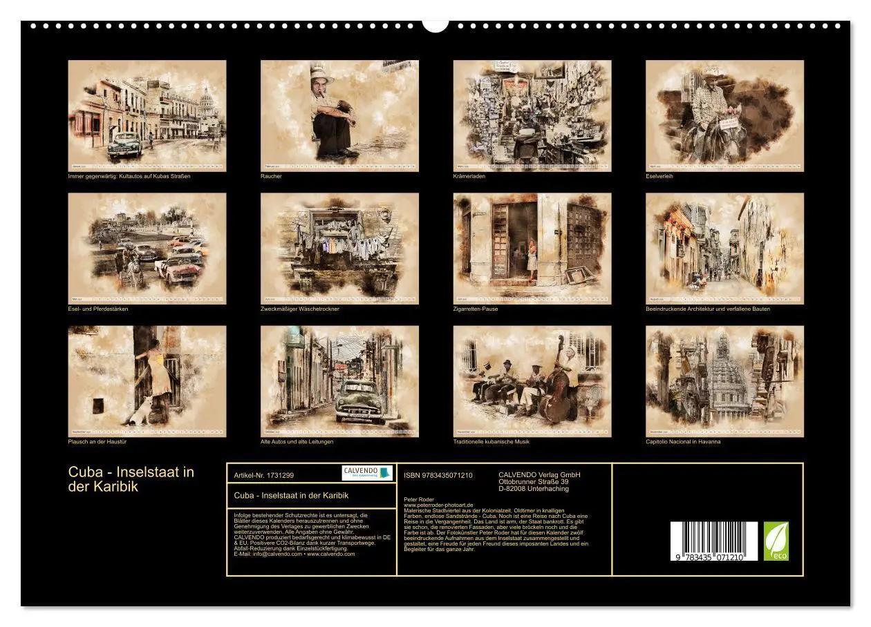 Bild: 9783435071210 | Cuba - Inselstaat in der Karibik (hochwertiger Premium Wandkalender...