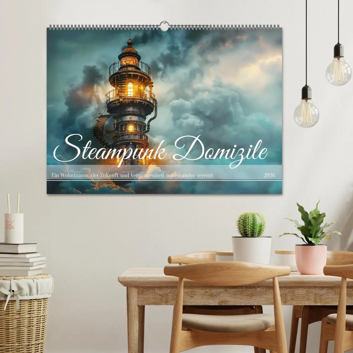 Bild: 9783457301210 | Steampunk Domizile (Wandkalender 2026 DIN A2 quer), CALVENDO...