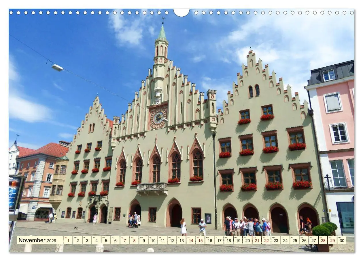Bild: 9783457781210 | Unterwegs in Landshut (Wandkalender 2026 DIN A3 quer), CALVENDO...