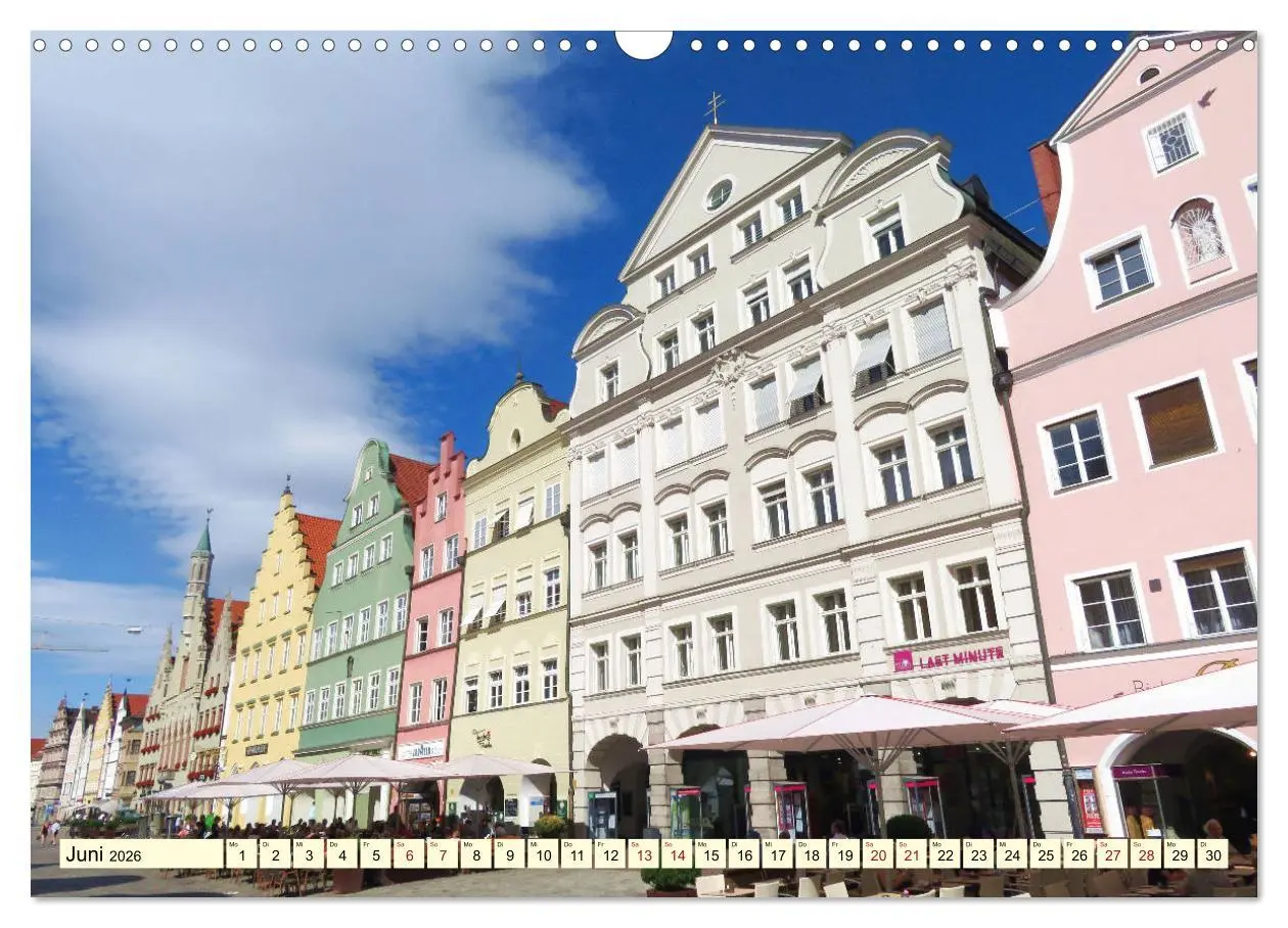 Bild: 9783457781210 | Unterwegs in Landshut (Wandkalender 2026 DIN A3 quer), CALVENDO...