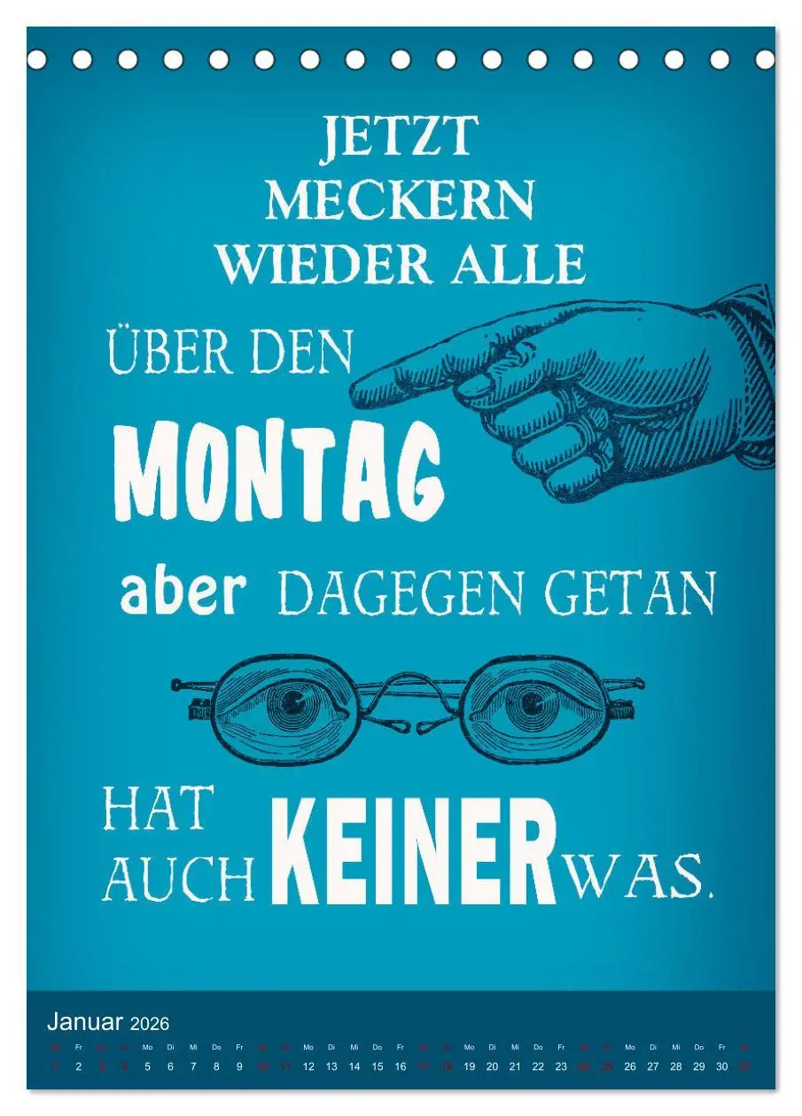 Bild: 9783516251210 | Büro und so ... (Tischkalender 2026 DIN A5 hoch), CALVENDO...