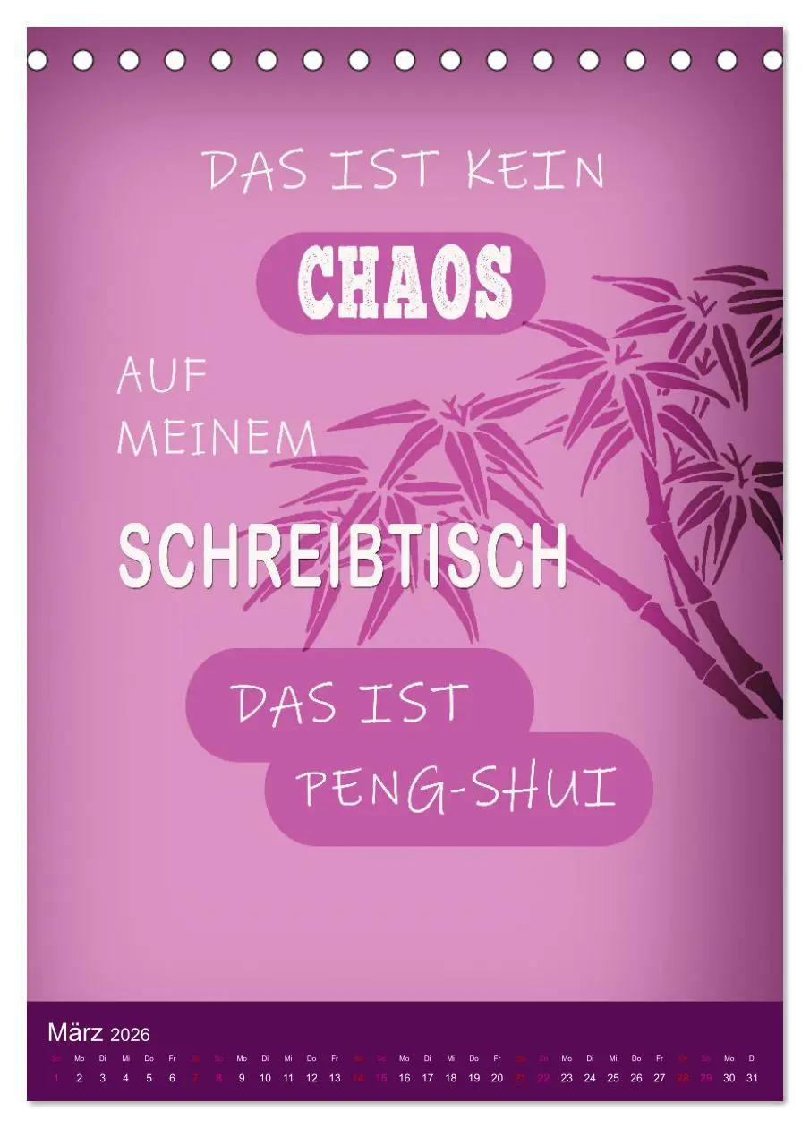 Bild: 9783516251210 | Büro und so ... (Tischkalender 2026 DIN A5 hoch), CALVENDO...