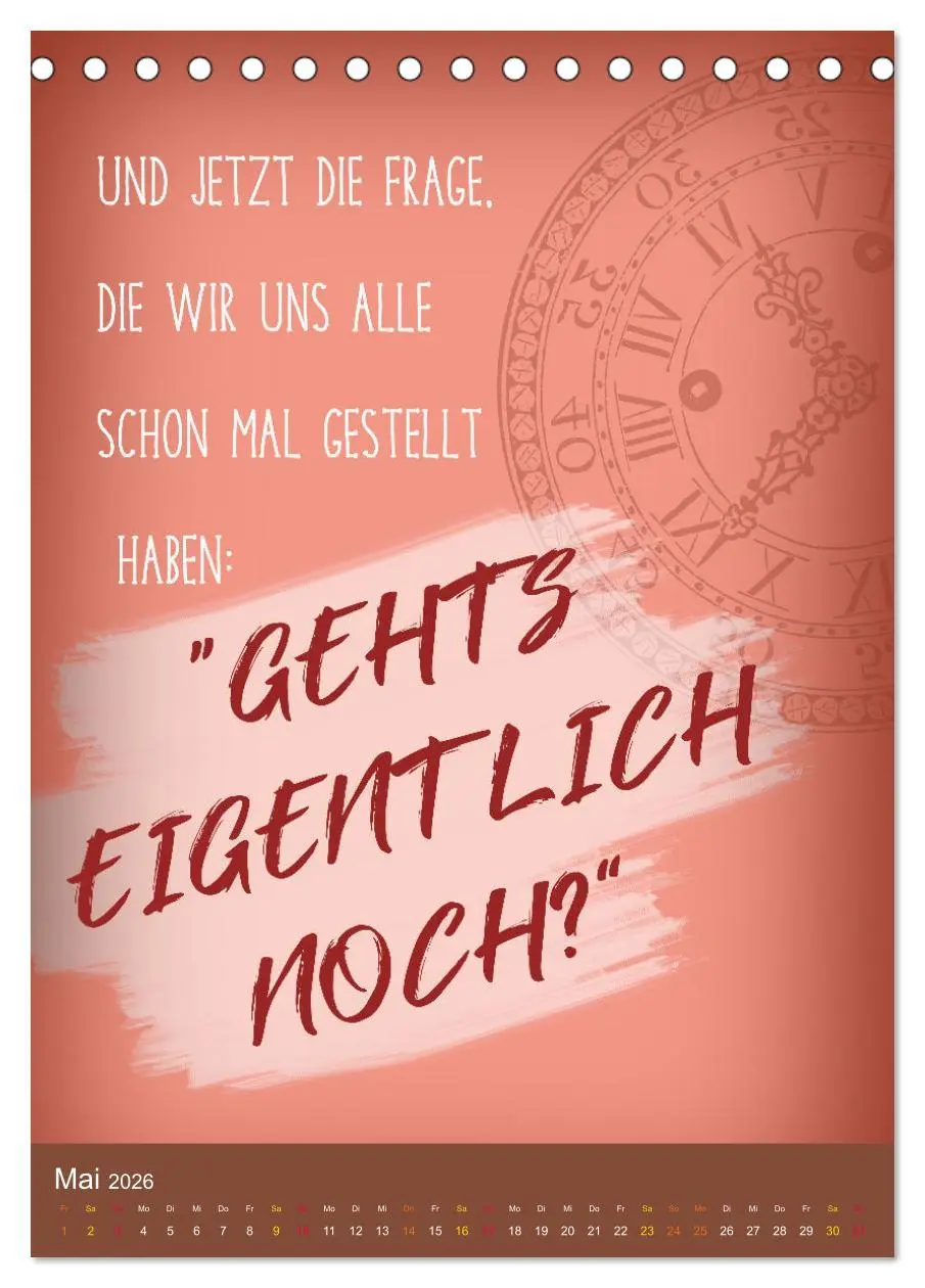 Bild: 9783516251210 | Büro und so ... (Tischkalender 2026 DIN A5 hoch), CALVENDO...